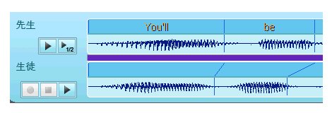 音声の波形